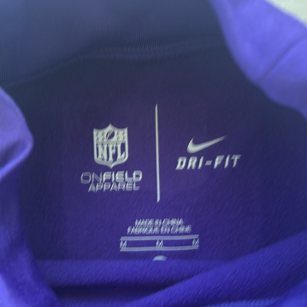 NFL Minnesota Vikings Nike Dri-Fit Long Sleeve Shirt Medium - Picture 6 of 8